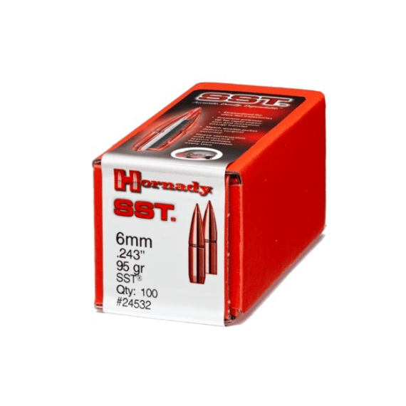 hornady 6mm 243 95gr sst bullets 100 picture 4