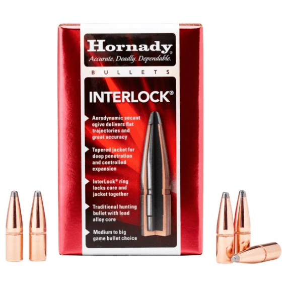 hornady 30 cal 308 150gr interlock sp bullets picture 1