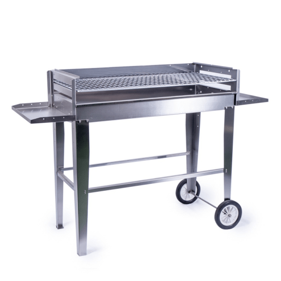 technipunch 900mm stainless steel mobile braai picture 1