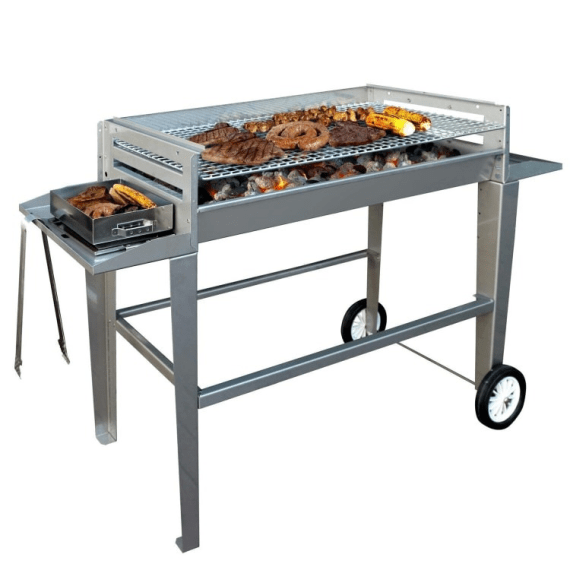 technipunch 900mm stainless steel mobile braai picture 2