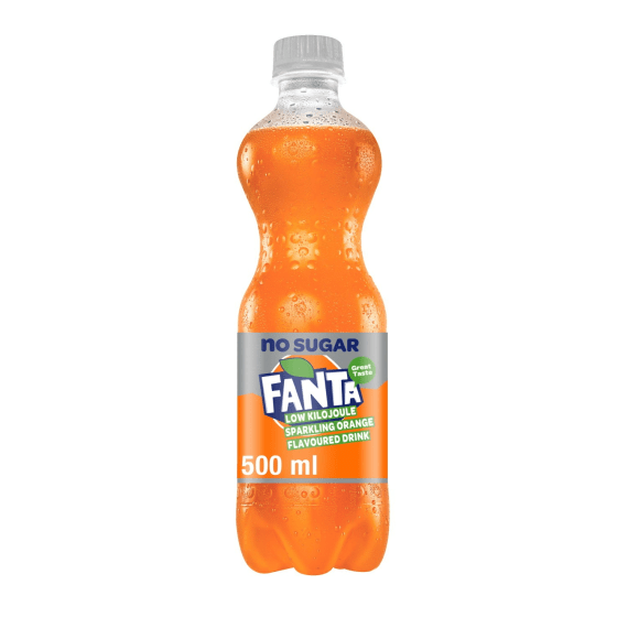 fanta orange no sugar pet 500ml picture 1