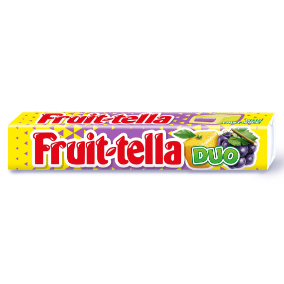 fruittella chews duo grape lemon 32g picture 1