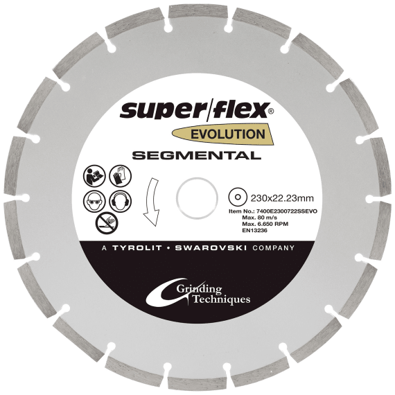 superflex cutting disc diamond segmented picture 1