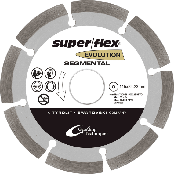 superflex cutting disc diamond segmented picture 2