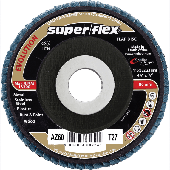 superflex flap disc evolution 115x22mm picture 1