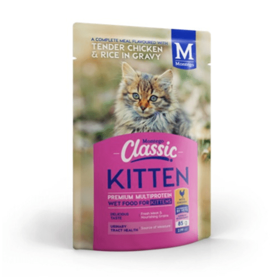 montego cat pouch kitten chicken 85g picture 1