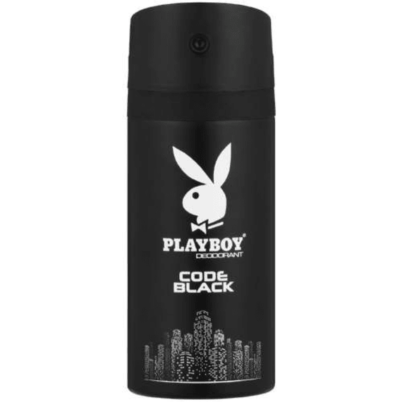 playboy deo code black 150ml picture 1