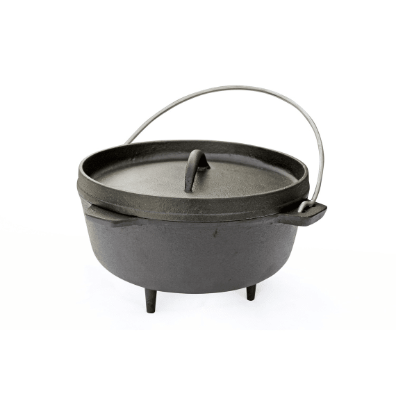 lk s cast iron 3 legged bake pot 8 picture 1