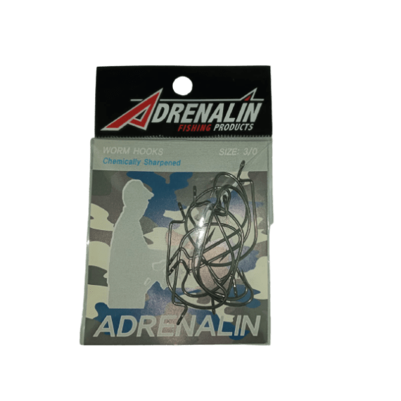 adrenalin bass worm hook 10 picture 1