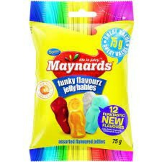 maynards mini jelly babies funky 75g picture 1