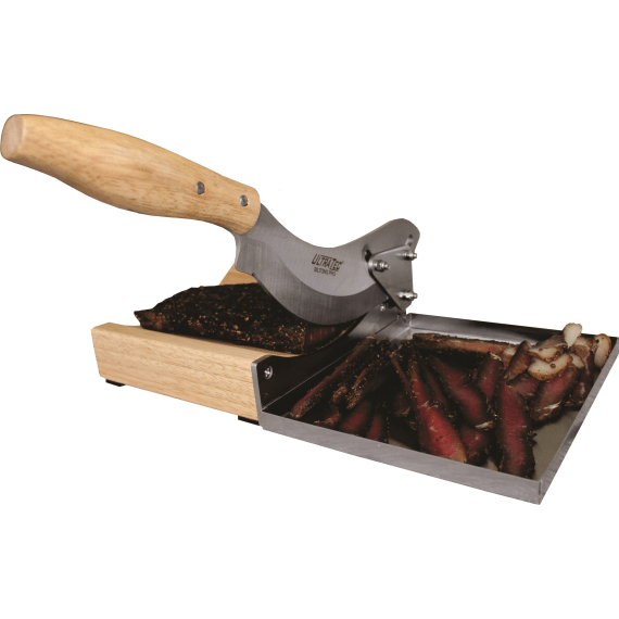 ultratec pro radiused biltong cutter with tray picture 1