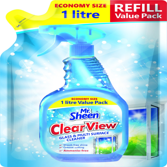 mr sheen glass clean clear view refl 1l picture 1