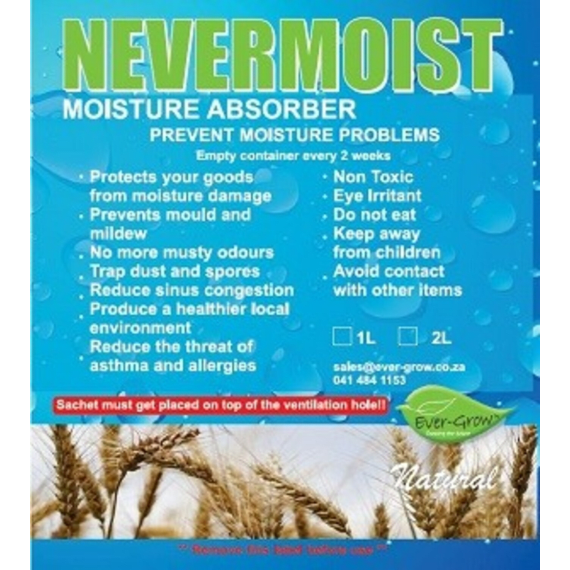 nevermoist moisture absorber natural tub 2l picture 1
