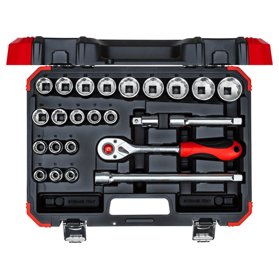 gedore red socket set 1 2 inch 24pcs picture 1