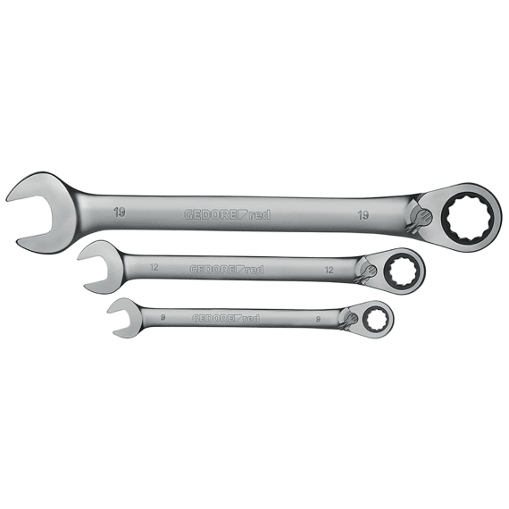 gedore red combination ratchet spanner set 5pcs picture 1