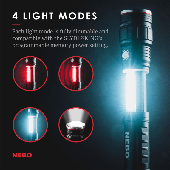 nebo slyde king 500 lumen torch picture 2