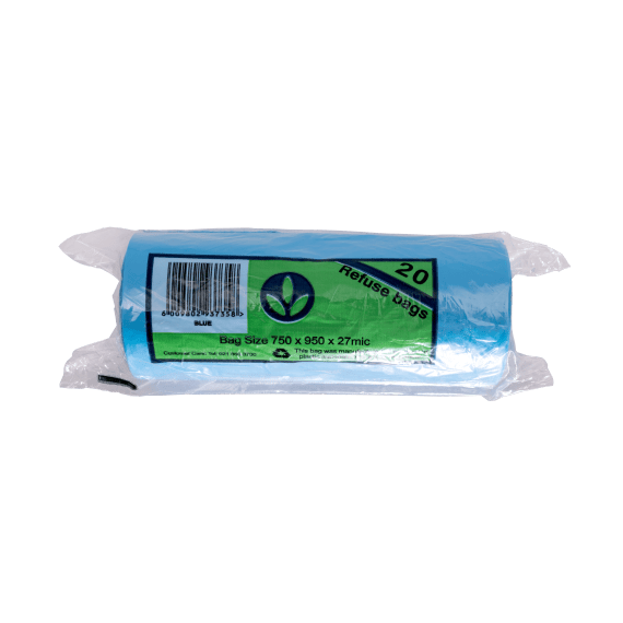 amec refuse bag roll blue 750x950x27mic 20 roll picture 1