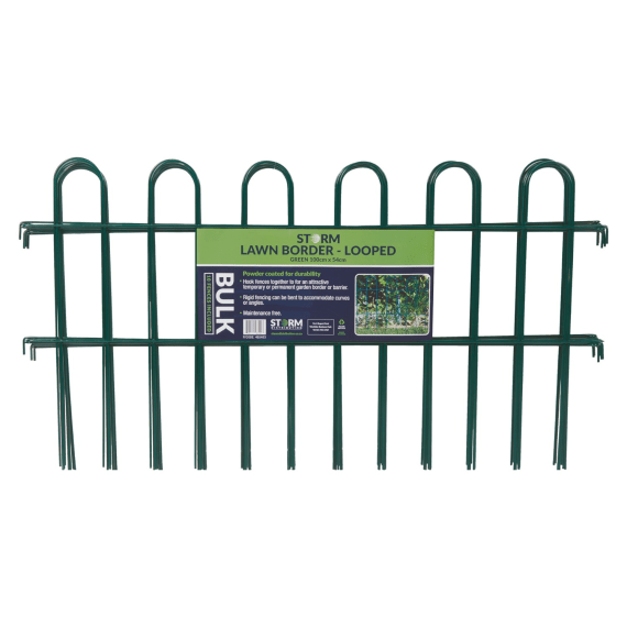 Storm Bulk Loop Lawn Border Green 10x1m Agrimark