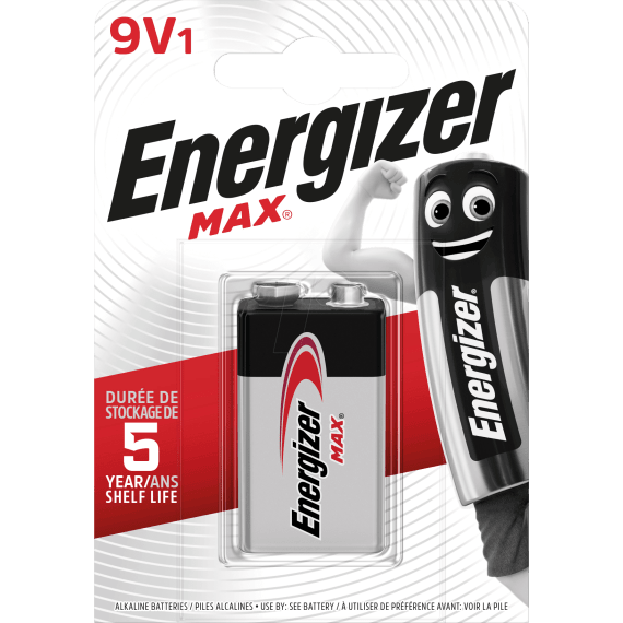 energizer max 9v 1 pack picture 1