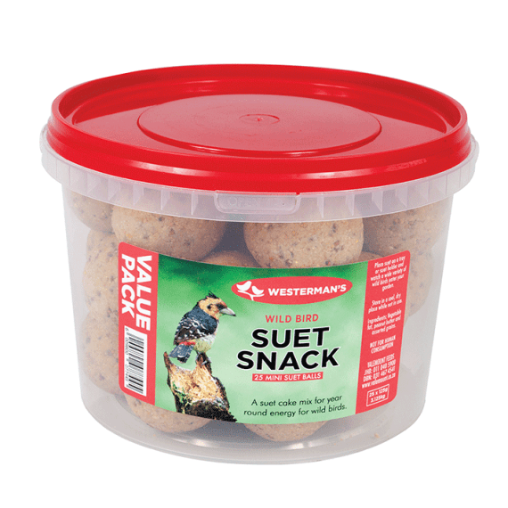 westerman s wild bird suet snack balls 25 x 125g picture 1