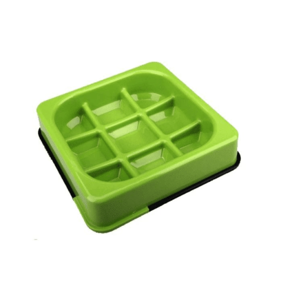 mpet anti scoff waffle bowl green picture 1