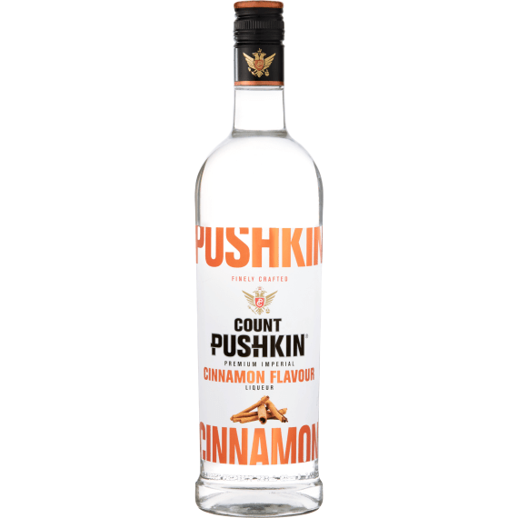 count pushkin cinnamon vodka 750ml picture 1