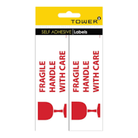 tower freight info labels fragile white picture 1
