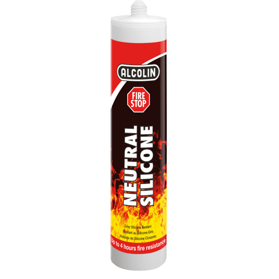 alcolin fire stop n silicone grey 300ml picture 1