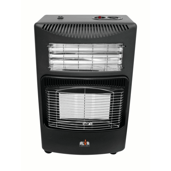 Alva Electric/Gas Heater Black 3KW Agrimark