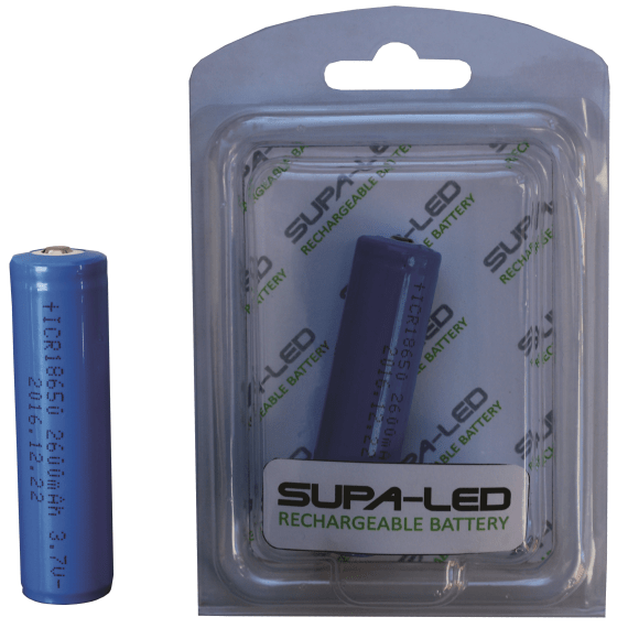 supa led 18650 rechargeable battery picture 1