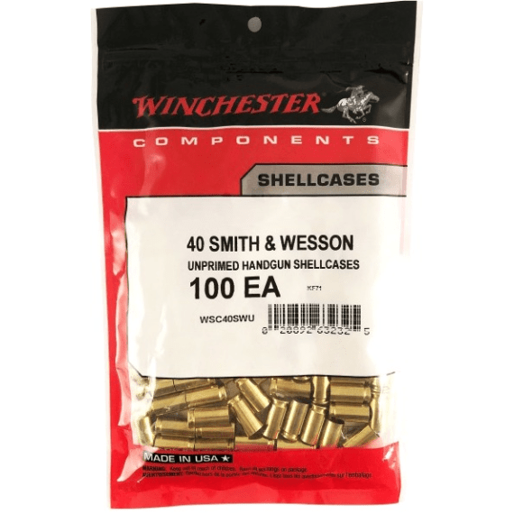 winchester 40 smith wesson brass 100 picture 1
