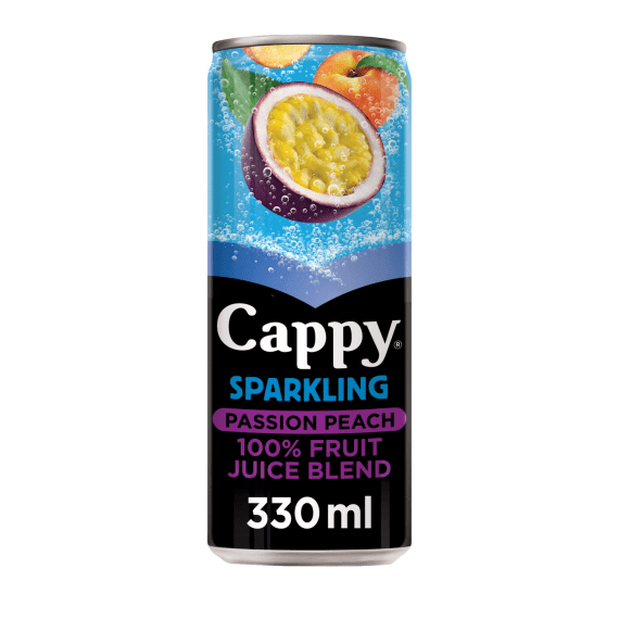 cappy sparkling passion peach 330ml picture 1