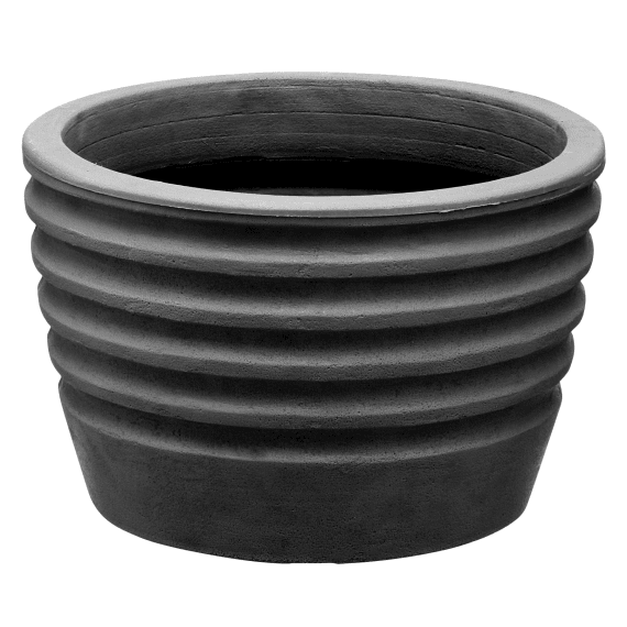 Acapulco Flower Pot Graphite | Agrimark