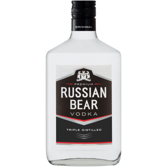 russian bear vodka 375ml picture 1