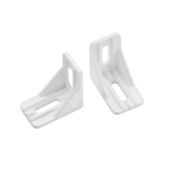 mackie bracket corner wht plastic large picture 1