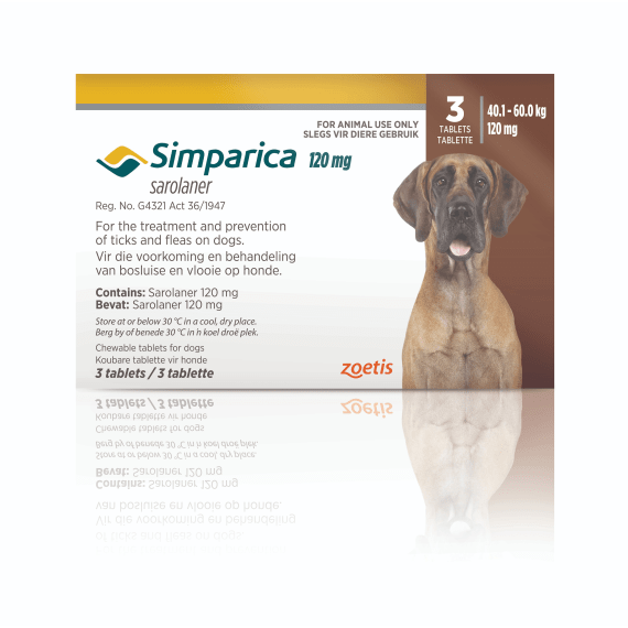 simparica tab 40 60kg chocolat 3x120mg picture 1