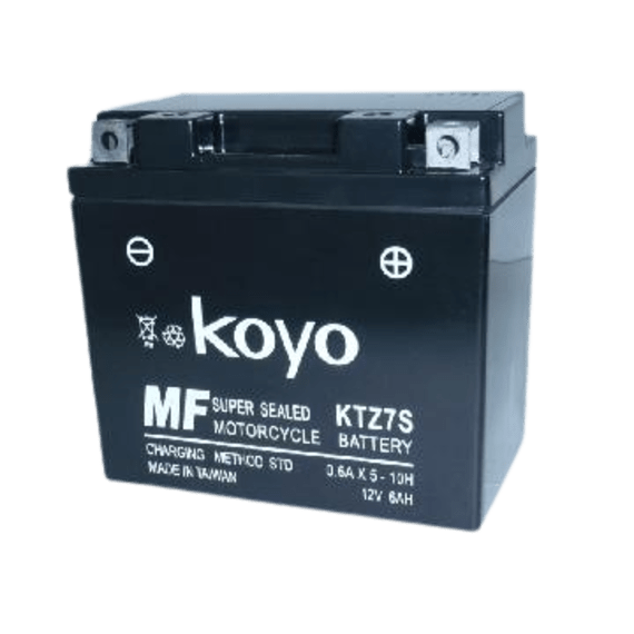 koyo battery motor cycle ktz7s 6 ahv picture 1