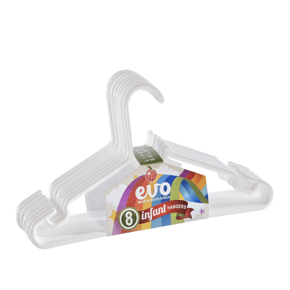 evo infant hanger white 8pk picture 1