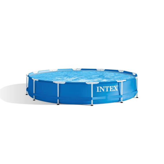 intex metal frame pool 12ft x 30in picture 1