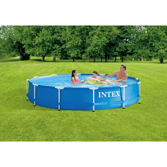 intex metal frame pool 12ft x 30in picture 2