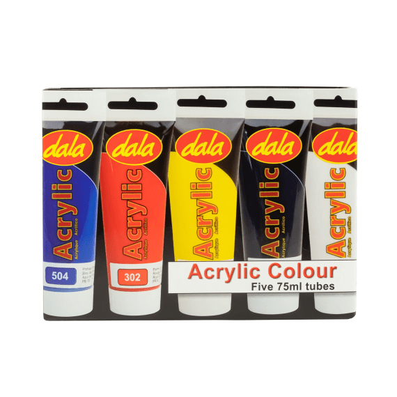 dala student acrylic kit 5x75ml picture 1