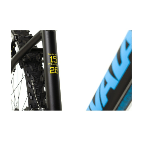 avalanche ax175 26 bicycle small black blue picture 5