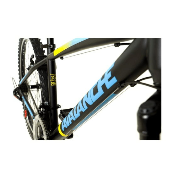avalanche ax175 26 bicycle small black blue picture 6