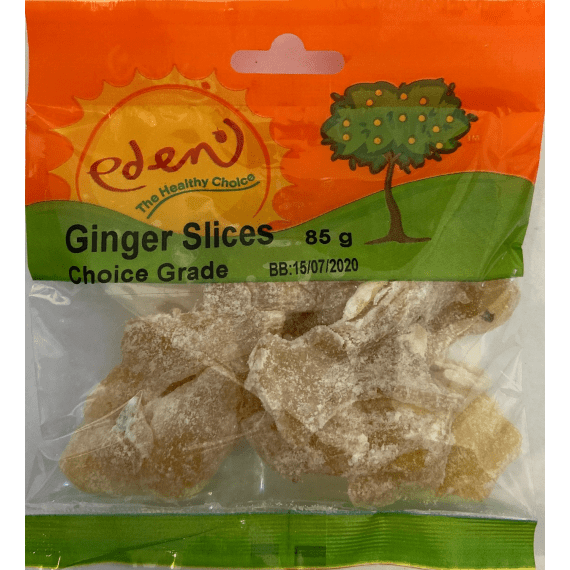 eden ginger slices 85g picture 1