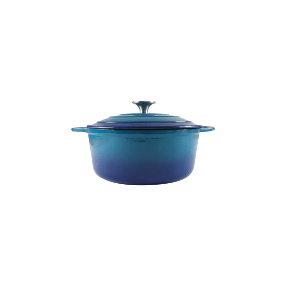 chef round casserole blue 3 5l picture 1