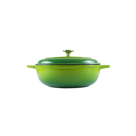 chef round casserole dish green 4l picture 1