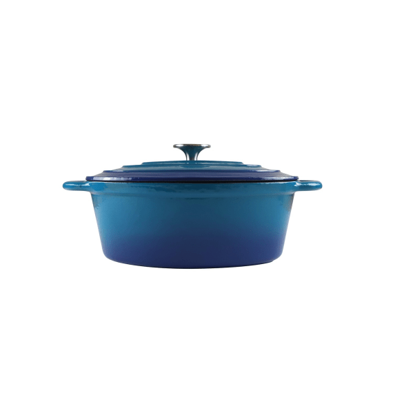 chef oval casserole blue 4l picture 1