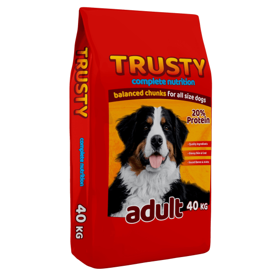 trusty adult dog food 40kg picture 1