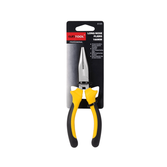 eurotool plier long nose pliers 150mm picture 1