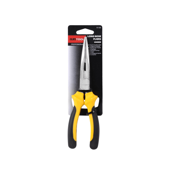 eurotool long nose pliers 200mm picture 1